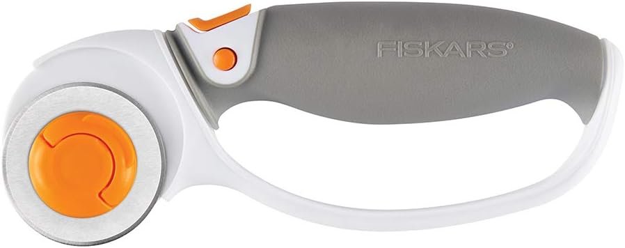 Fiskars 01-005874 Titanium Softgrip Comfort Loop Handle Rotary Cutter, 45mm, Gray
