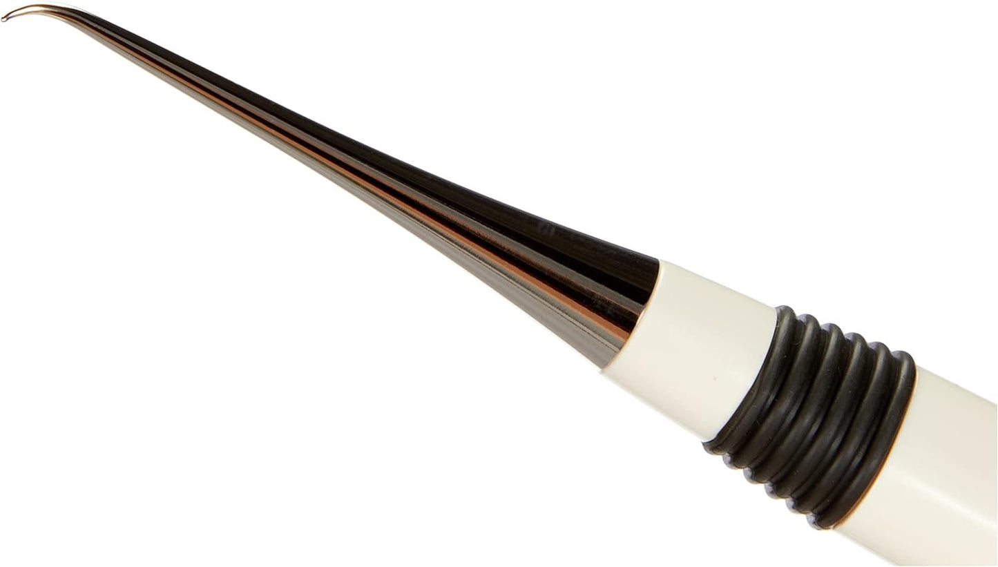 Clover 4880 Curved Awl for Sewing,White/Silver