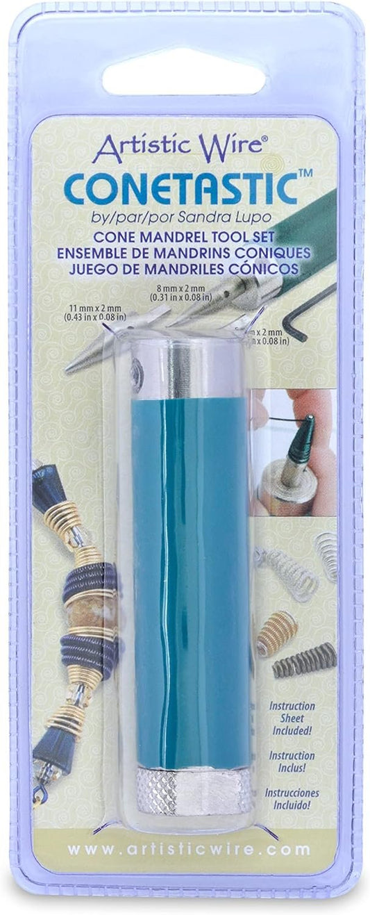Artistic Wire Conetastic Cone Mandrel Set, 5 mm x 2 mm / 0.20 in x 0.08 in, 8 mm x 2 mm / 0.31 in x 0.08 in, 11 mm x 2 mm / 0.43 in x 0.08 in