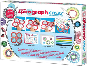 Spirograph – Cyclex Set – Art Kit – Rotating Stencil Wheel Creates Countless Designs – for Ages 8+