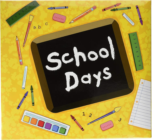 MBI School Days Album, 12 by 12-Inch, Yellow