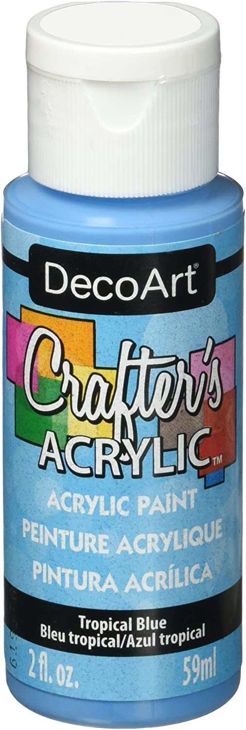 DecoArt DCA01-3 Crafter's Acrylic Paint, 2-Ounce, White