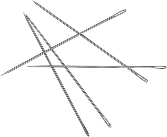 Lineco Book Binding Stainless Steel Needles, Ideally for Sewing Books and Slightly Blunt Point to Reduce Snagging, Perfect Length (Pack of 5)