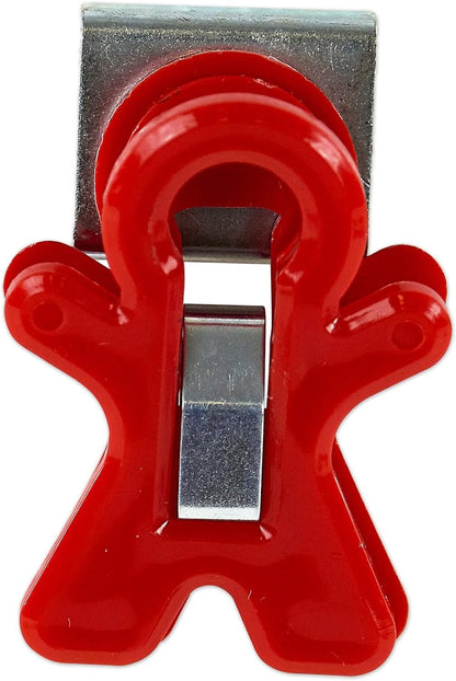 The Pencil Grip Magnet Man Magnetic Clip, Assorted Colors, Pack of 10