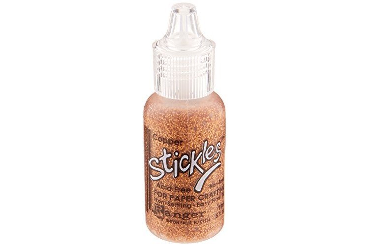 Ranger 1/2-Ounce Stickles Glitter Glue, Copper