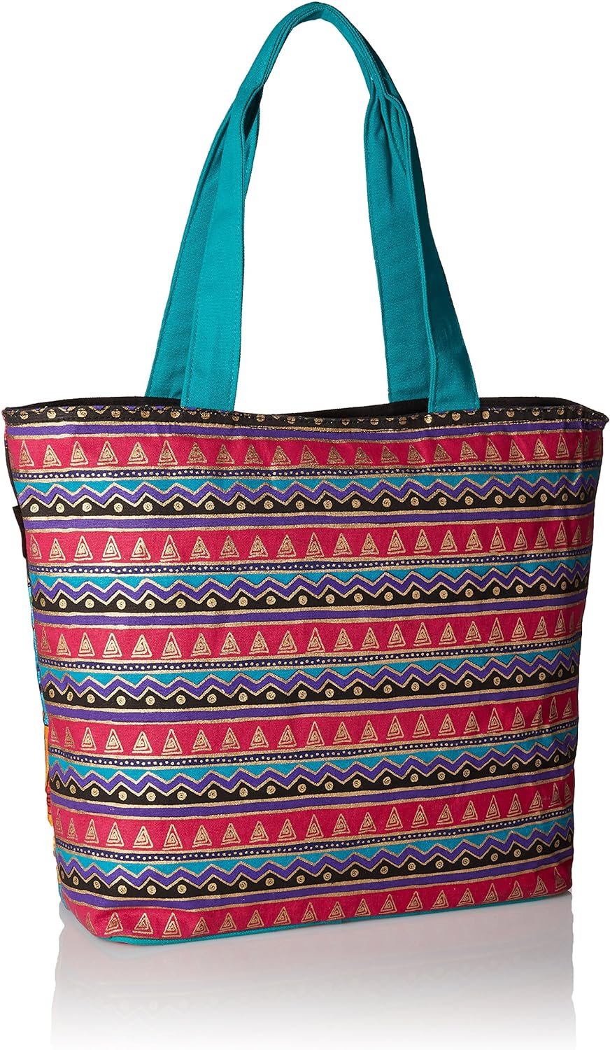 Laurel Burch (LB5230) Shoulder Tote Zipper Top 19, 1/2-Inch by 6, 3/4-Inch by 15-Inch, Fantasticats