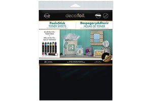 iCraft Deco Foil PeelnStick Toner Sheets, 8" x 10.5", 2 Count