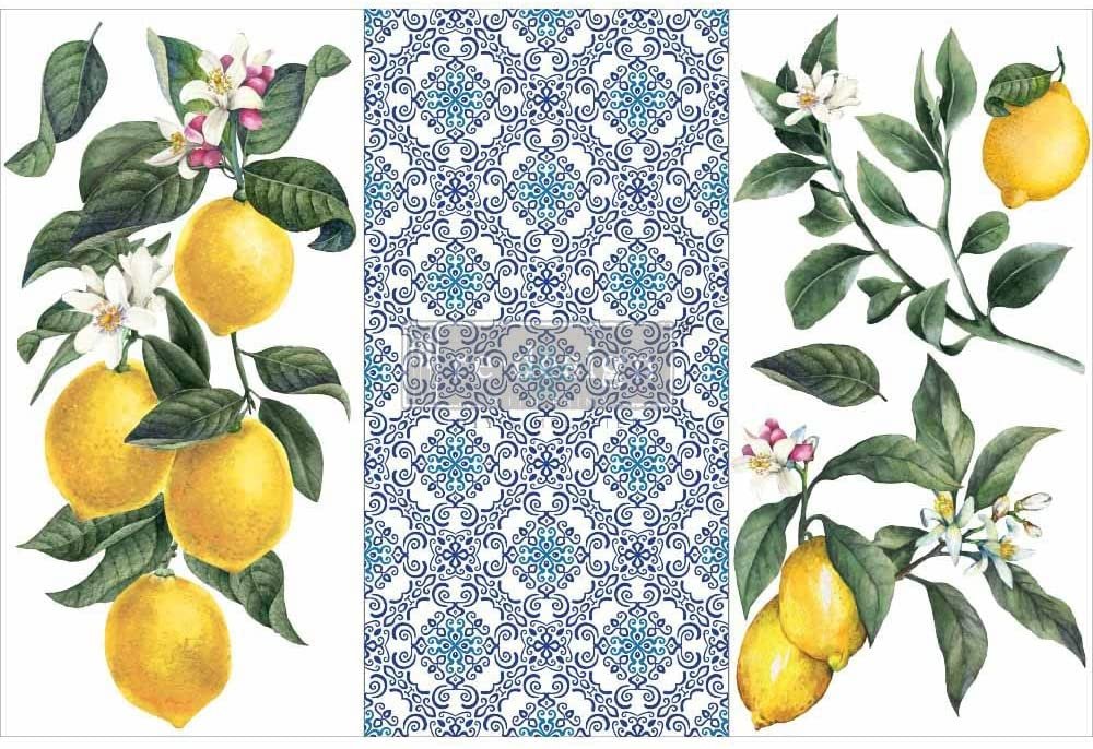 Prima Marketing Re-Design Decor Transfers 6"X12" 3/Sheets-Lemon Tree -RE656720