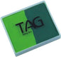 TAG Face and Body Paint - Split Cake 50g - Light Green and Medium Green