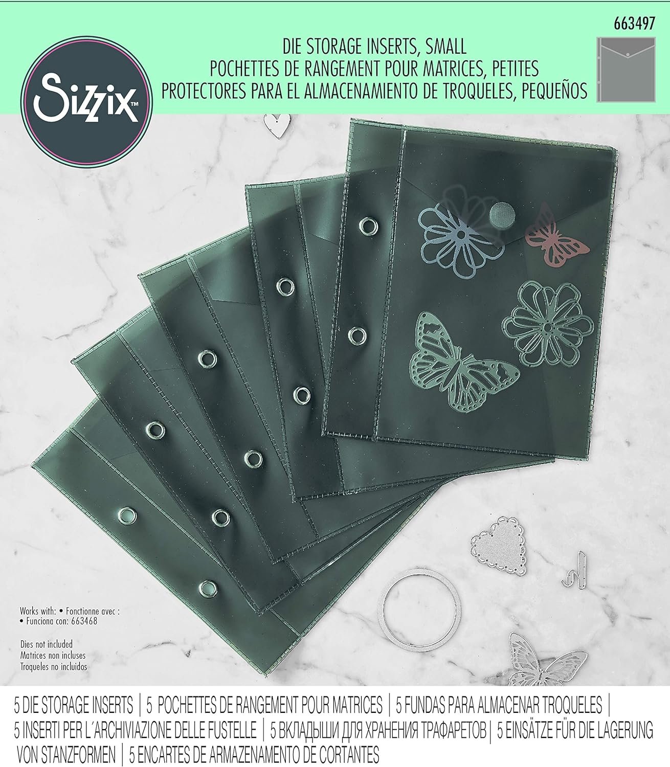 Sizzix, Grey, Die Storage Solution