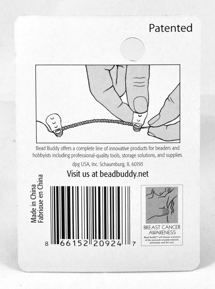 Bead Buddy 8 Piece Bead Bug Mini - Spring Clamps for Beading and Jewelry Making - 8 Mini Bead Bug Spring Clamps Per Package