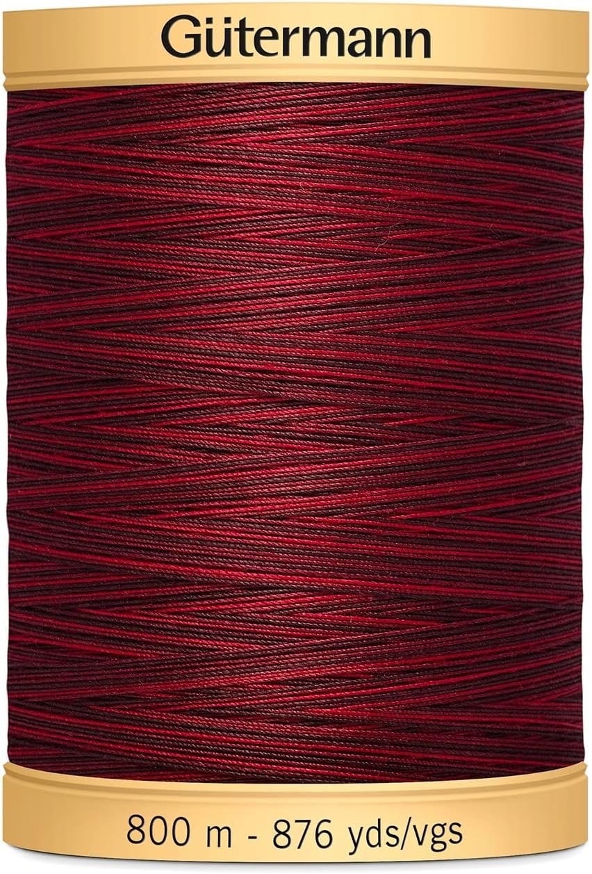 Gutermann Natural Cotton Thread Variegated 876yd, Deep Evening Sky