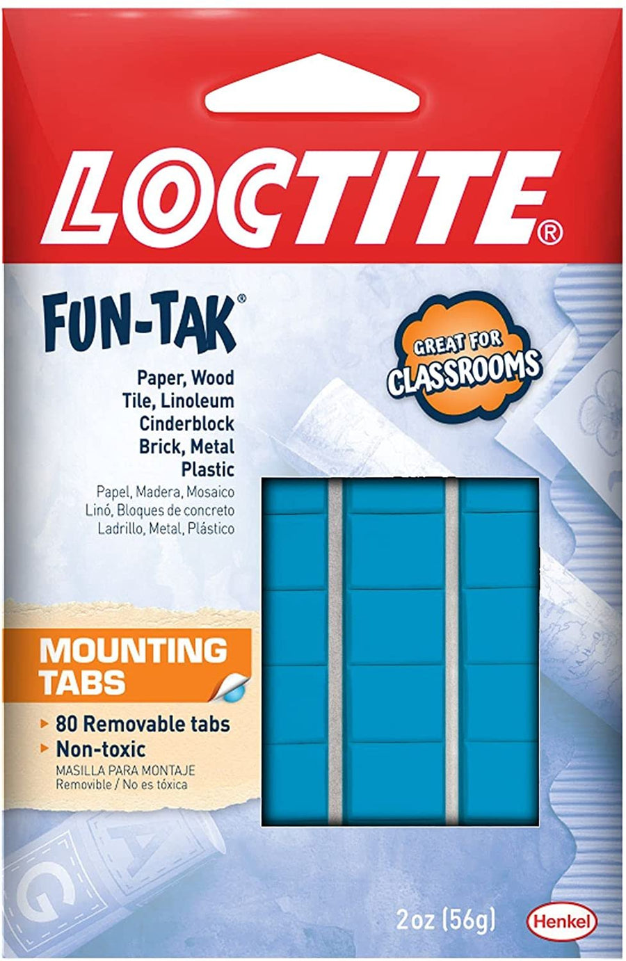 Loctite Home and Office 2-ounce Pack Fun-tak Mounting Putty Tabs by Henkel Corporation