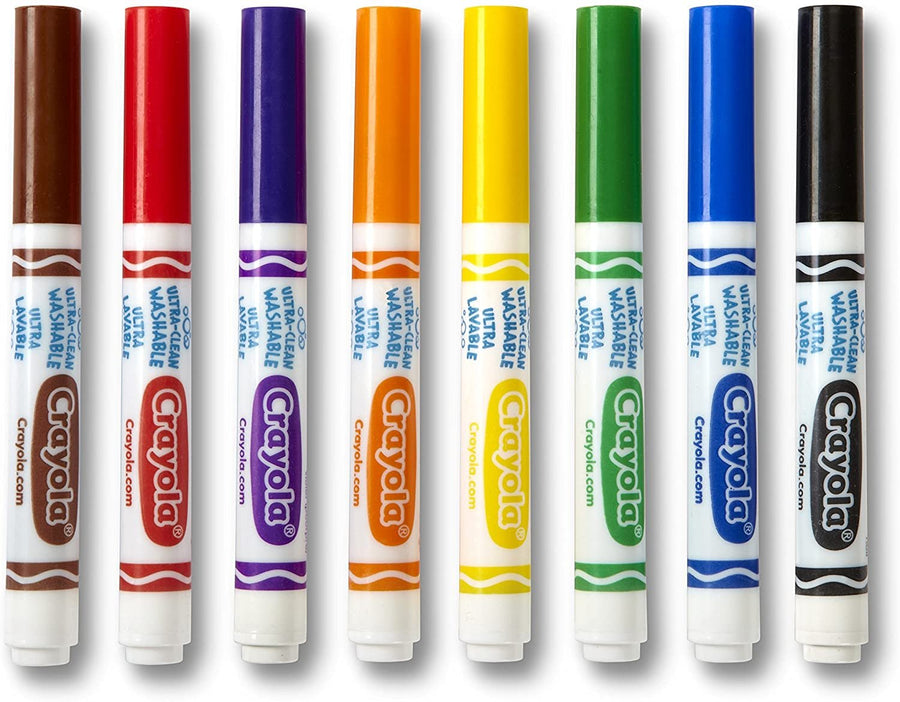 Crayola 8 Ct Broad Line Washable Markers