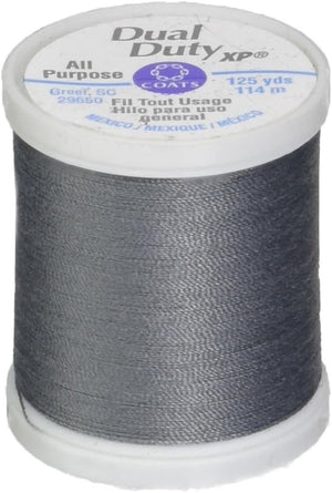 Coats: Thread & Zippers Coats Thread & Zippers Dual Duty XP General Purpose Thread, 125-Yard, Slate