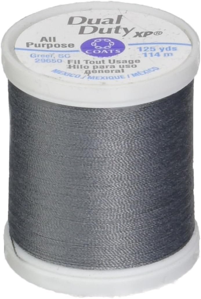 Coats: Thread & Zippers Coats Thread & Zippers Dual Duty XP General Purpose Thread, 125-Yard, Slate