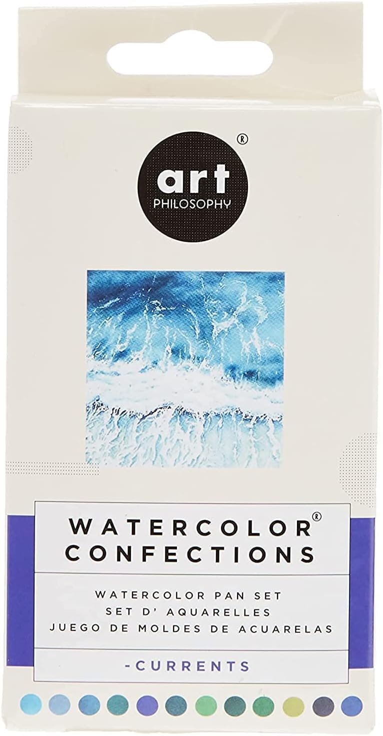 Prima Marketing 642143 Prima Confections Watercolor Pans 12/Pkg-Currents