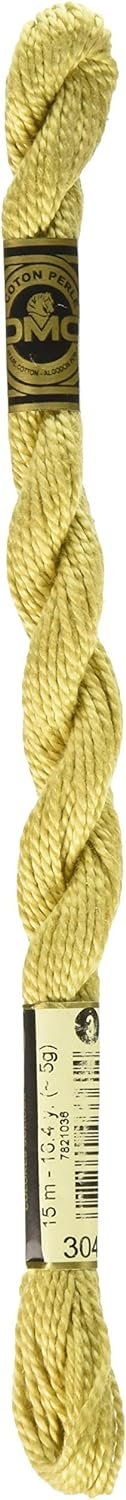 DMC 115 3-3046 Pearl Cotton Thread, Yellow/Beige