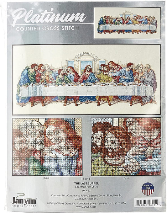 Janlynn Counted 26.5" x 10" | Multicolor | Pack of 1 Cross Stitch Kit
