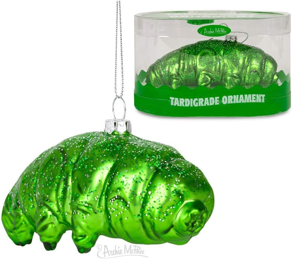 Archie McPhee Tardigrade Blown Glass Christmas Ornament!