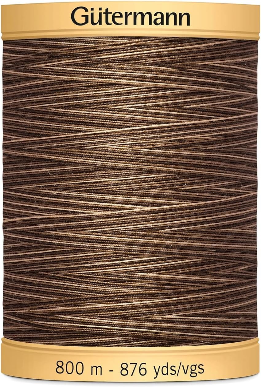 Gutermann Natural Cotton Thread Variegated 876yd, Deep Evening Sky