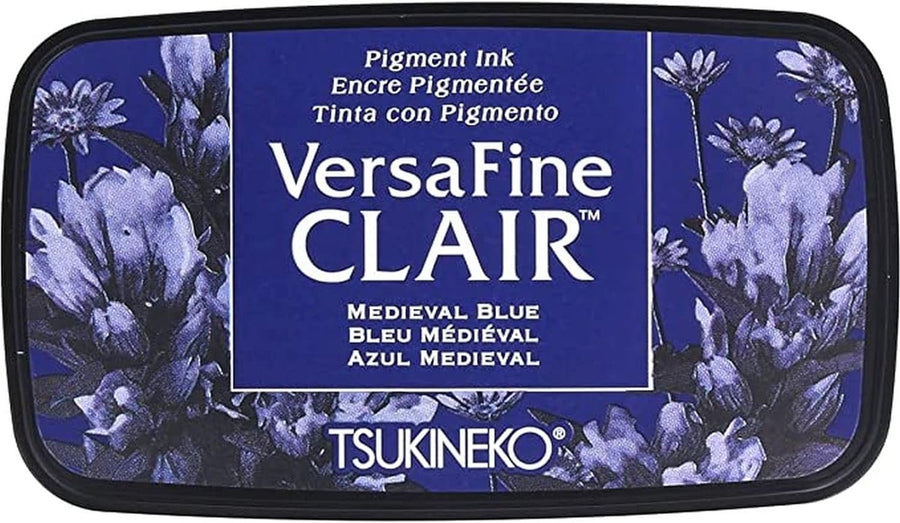 Tsukineko, VersaFine Clair, Full Size Ink Pad, Medieval Blue