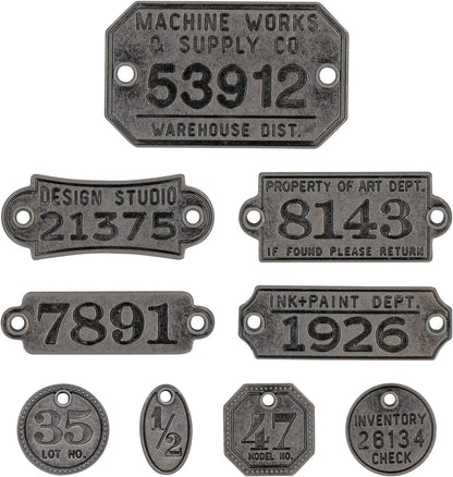 Tim Holtz Idea-ology FACTORY TAGS IDEA-OL 9/PKG