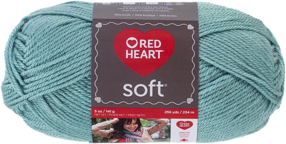 Red Heart Soft Yarn, Seafoam