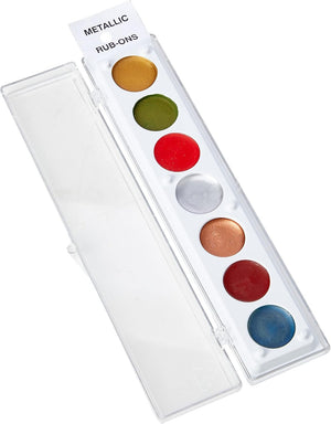 Craf-T Products 32942 Kit Number 1 Metallic Rub-On 7 Colors Paint Set