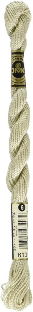 DMC 115 5-613 Pearl Cotton Thread, Very Light Drab Brown, Size 5