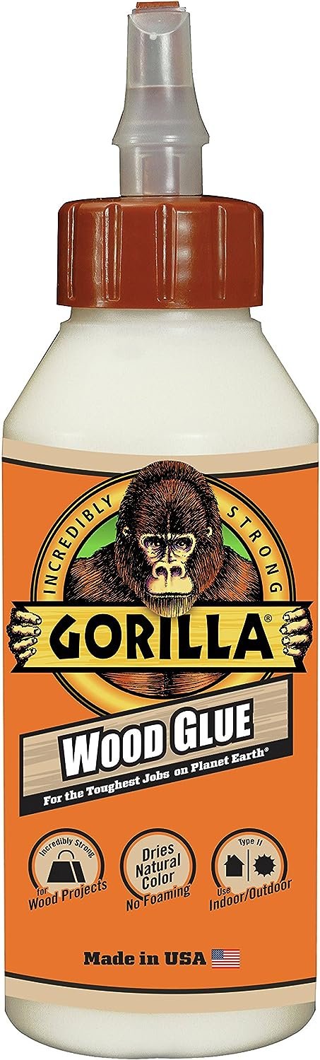 Gorilla Wood Glue, 8 Ounce Bottle