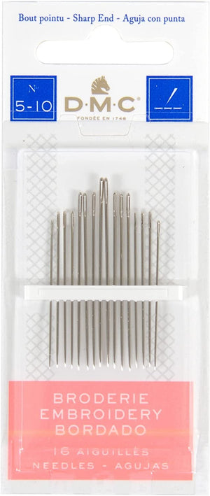 DMC Embroidery Hand Needles (12-Pack)