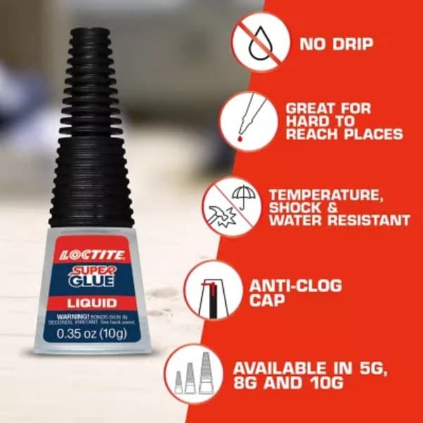 Loctite Super Glue Liquid Longneck Bottle