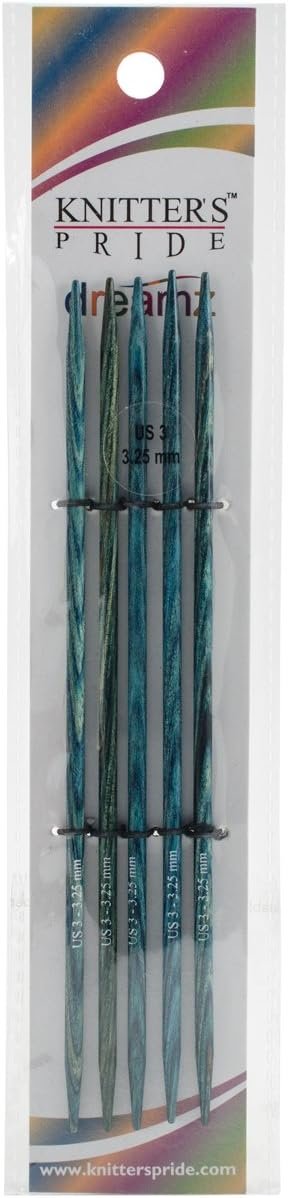 Knitter's Pride-Dreamz Double Pointed Needles 6", Size 3/3.25mm