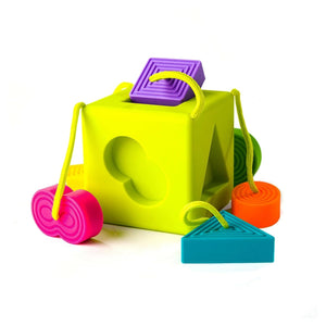 Fat Brain Toys Oombee Cube Sorter, Tactile Toy for Toddlers