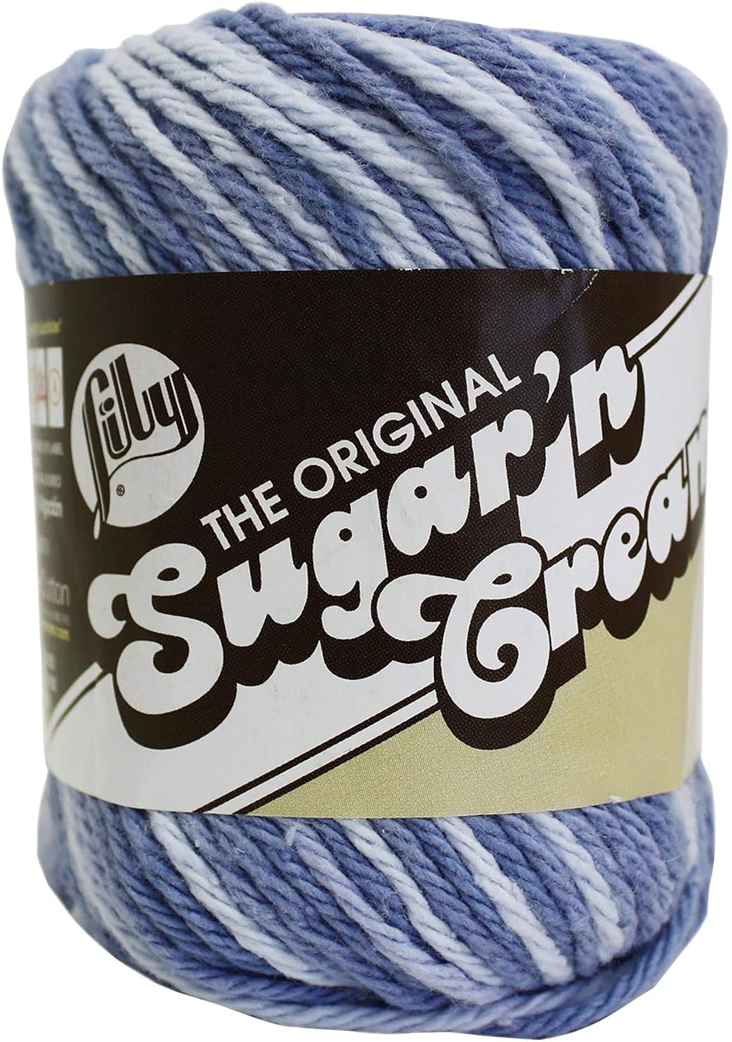 Lily Sugar 'N Cream Yarn, 2 Ounce, Faded Denim