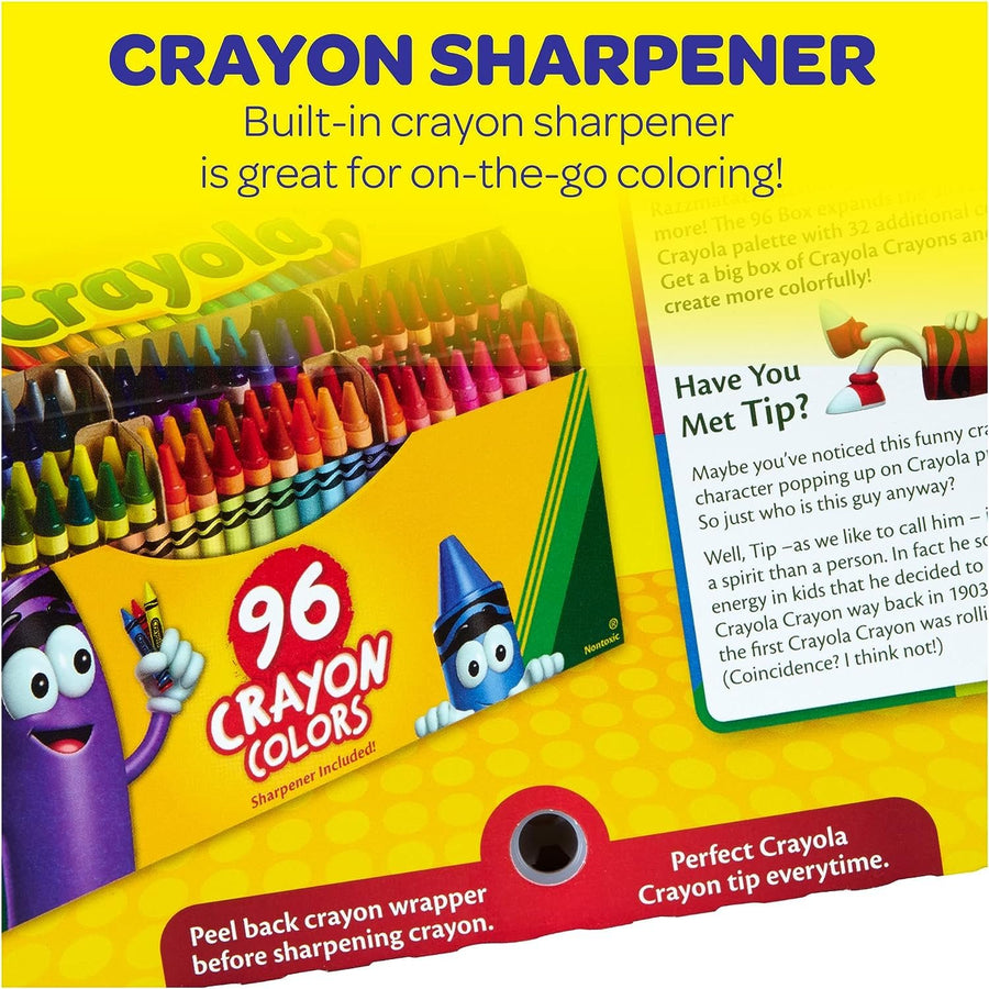 Binney & Smith 809301918874 Crayola(R) Standard Crayon Set, Big Box of 96 Toy