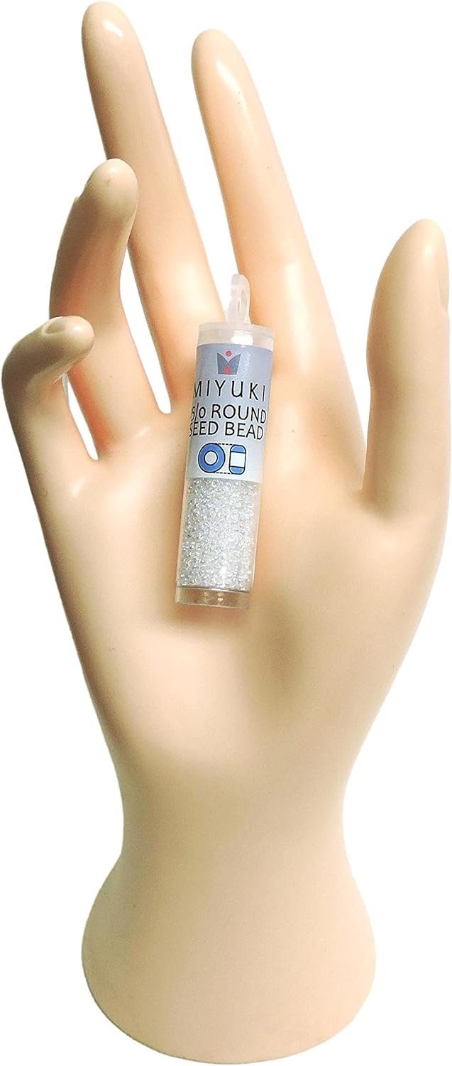 Seed Beads Round 15/0 8.2g Crystal AB