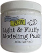 Crafter's Workshop, The Modeling Paste 8oz Light/Flu, None