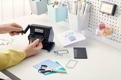 Sizzix Sidekick Starter Kit 664175 Manual Die Cutting and Embossing Machine, Black by Tim Holtz, One Size