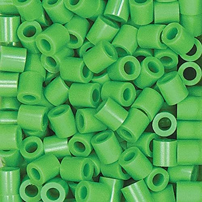 Bright Green Perler Beads for Kids Crafts, 1000 pcs