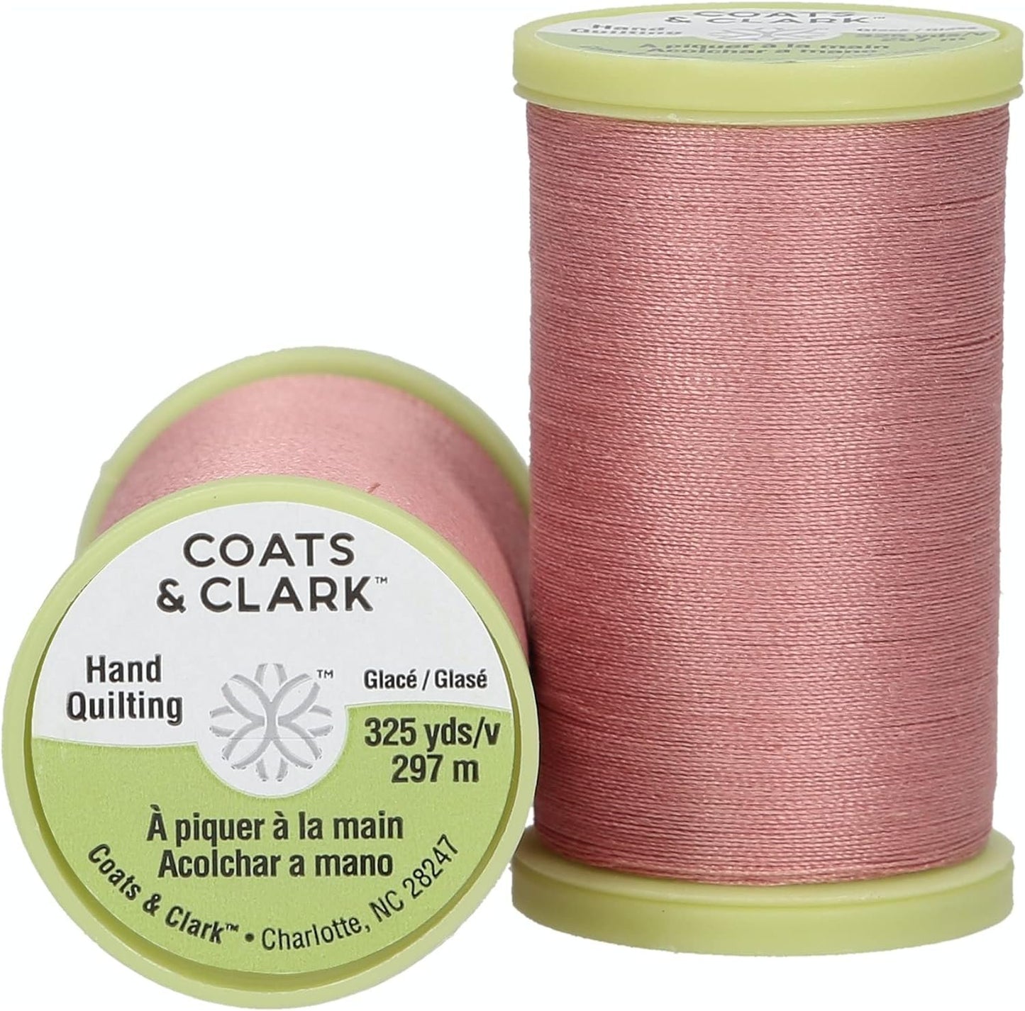 Coats Thread & Zippers Coats Dual Duty Plus Hand Quilting Thread 325yd, Almond Pink