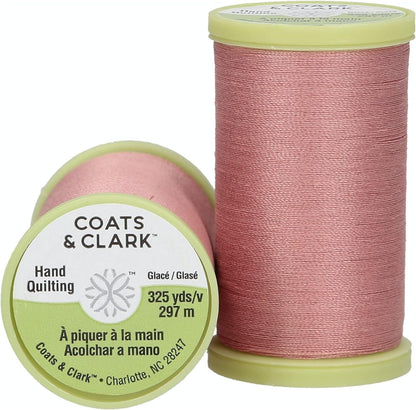 Coats Thread & Zippers Coats Dual Duty Plus Hand Quilting Thread 325yd, Almond Pink