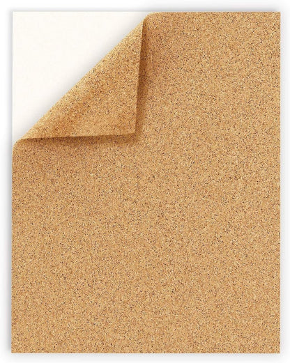 Hygloss Products Cork Sheets - 2 Mil Thick Corkboard Sheets - 8.5 x 11 Inches