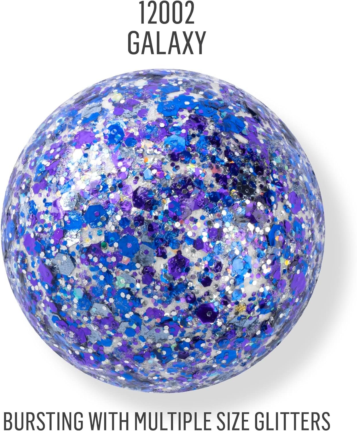 FolkArt Glitterific Pop Acrylic Craft Paint, Galaxy 2 fl oz Premium Glitter Finish Paint, Perfect For Easy To Apply DIY Arts And Crafts, 12002