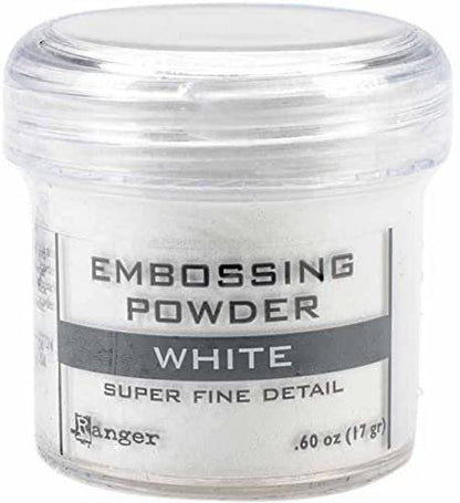 Ranger Embossing Powder, .60 oz, White