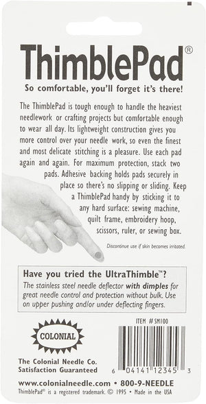 Colorbok SM100 Thimble Pad, 12 Per Package