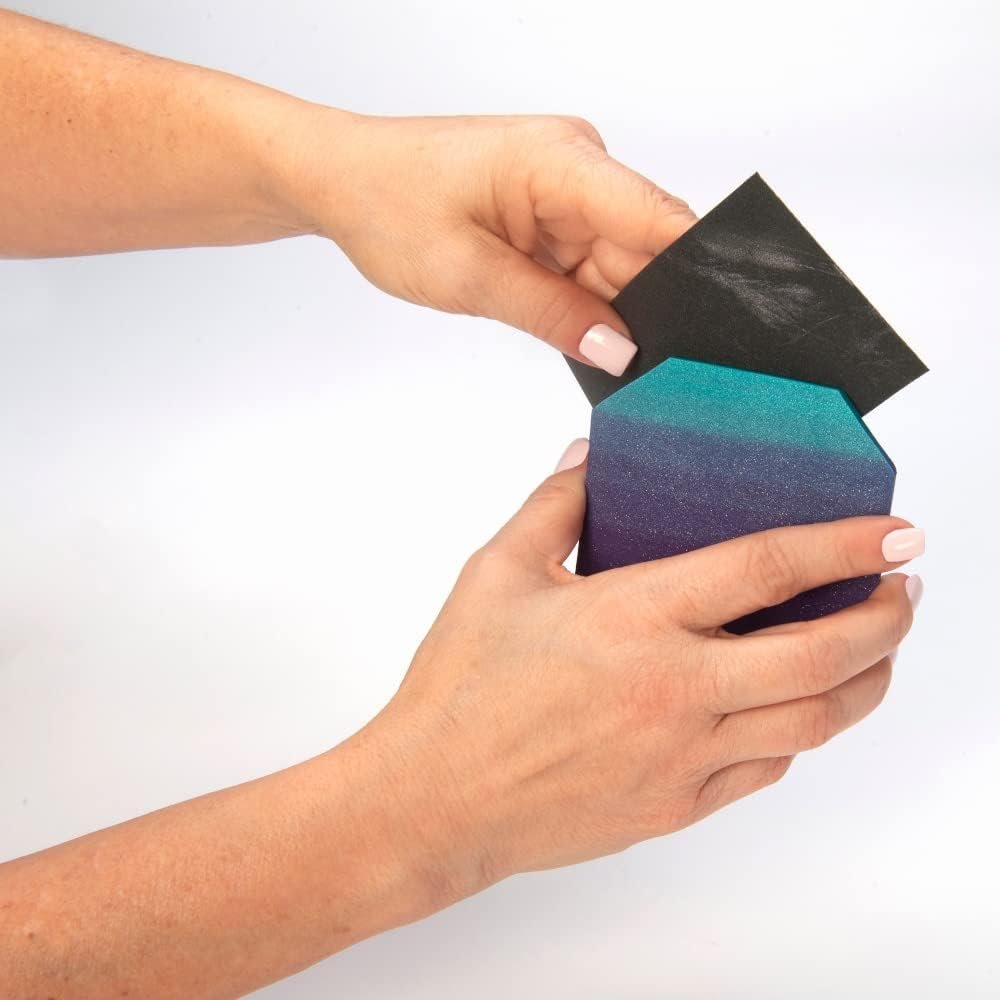 Sculpey Tools 8 piece Wet/Dry Sandpaper pack, 2 pieces each 400/600/800/1000 grit, great for polymer clay projects. Can be used wet or dry for the perfect shiny polish on your clay creations