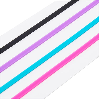 Ranger Dyan Revelry's Dylusions Dyalog Notebook Elastic Bands (4 Per Pack), Multicolor