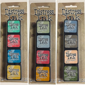 Ranger Tim Holtz Distress Mini Ink Pad Kits - #1-15, Super Bundle of all 60 Colors